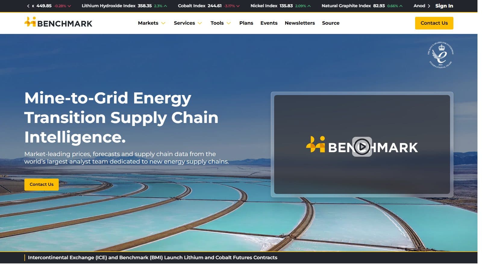 Benchmark Minerals – Digital Innovation for Subscription Intelligence