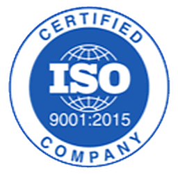 ISO 9001:2015 certified company