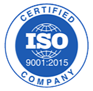 ISO 9001:2015 certified company